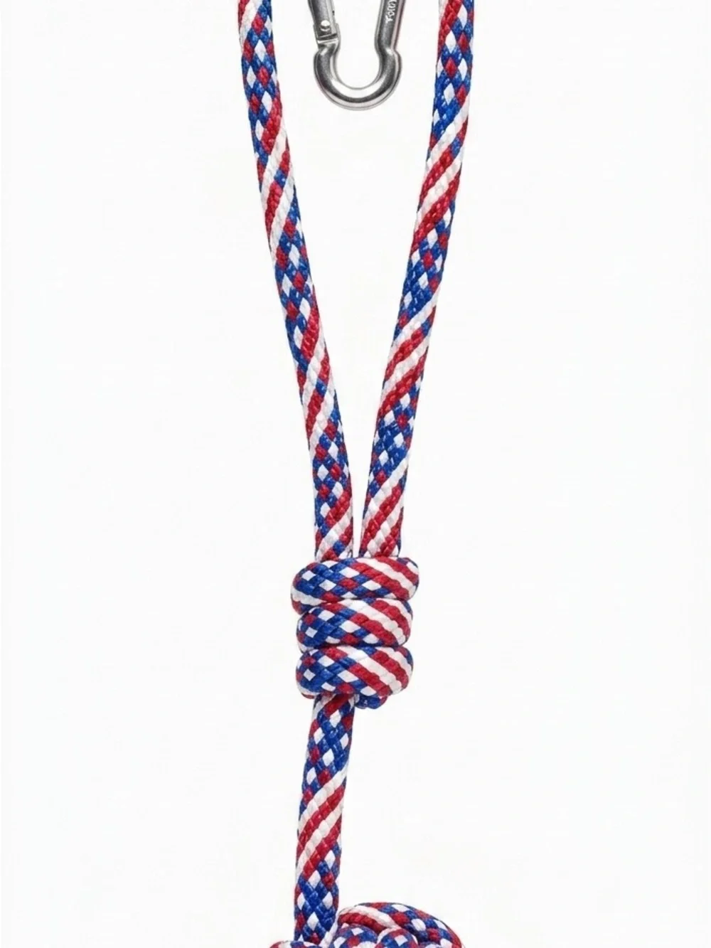 Handcrafted in the US: Patriotic Monkey’s Fist Dog Toy – Heavy Duty & Durable